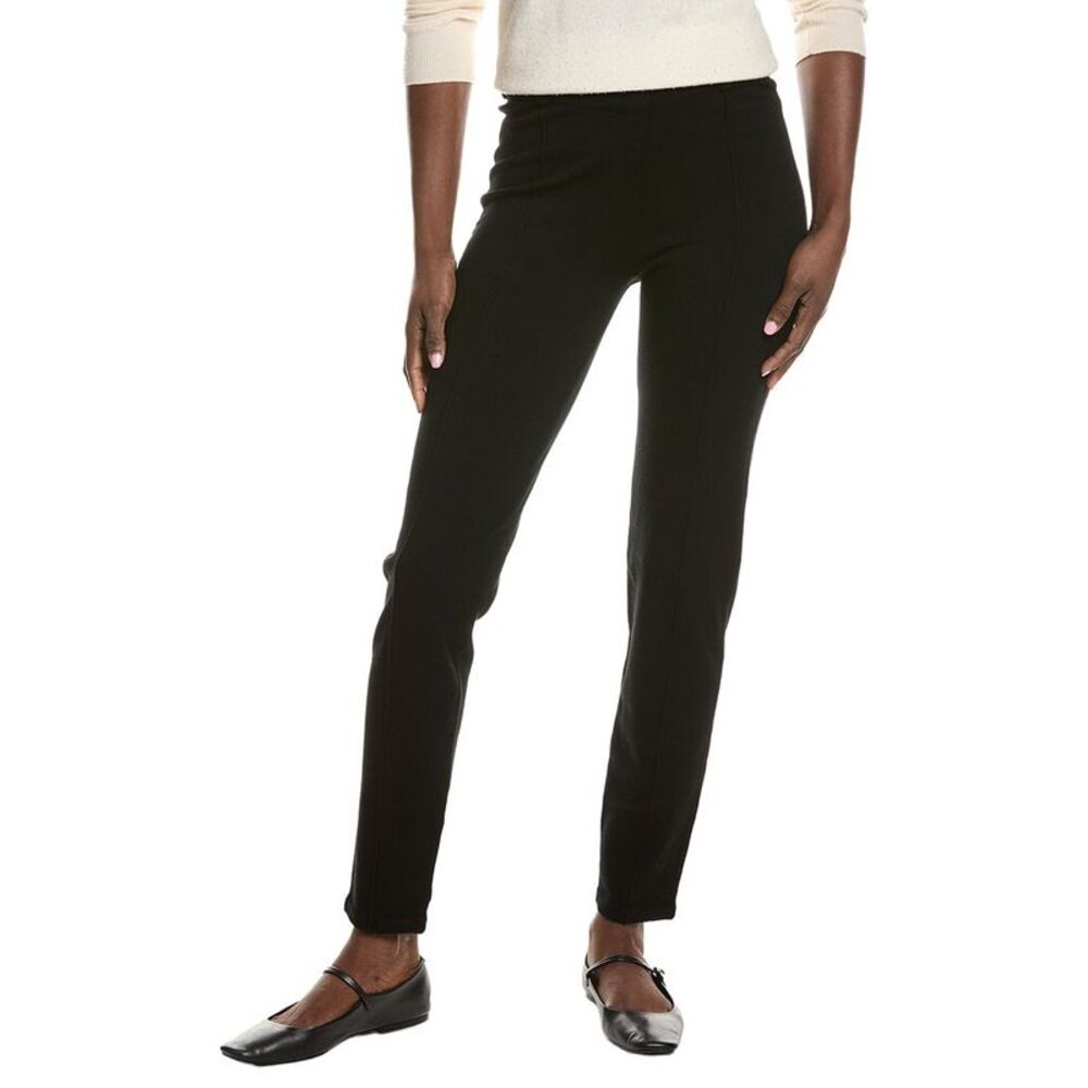 Minnie Rose Womens Knit Tapered Pant, Black